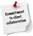 Commitment to client collaboration